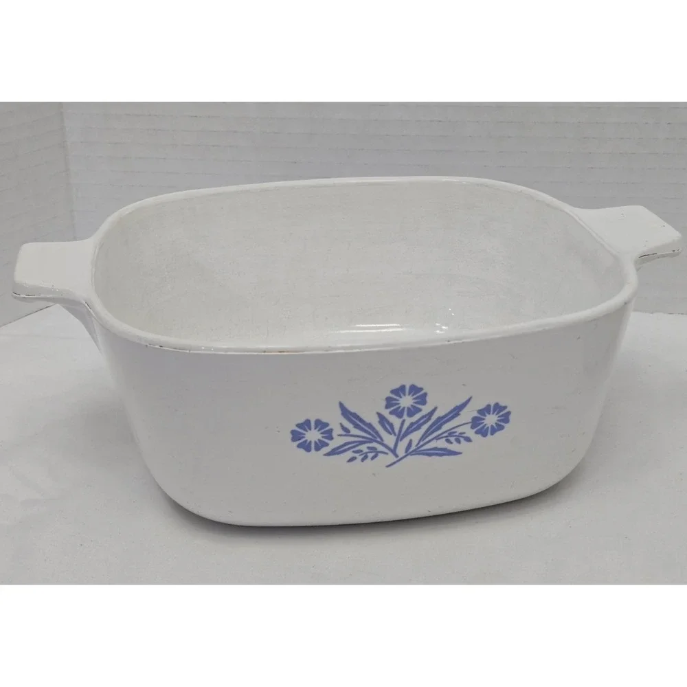 Vintage Corning Ware Blue Cornflower Lot 1.5 Qt 1960s & P-43-B‎ .24 oz Misprint